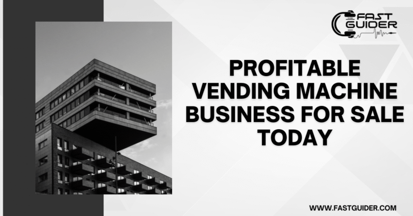 vending machine business for sale